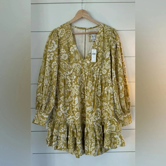 Maeve by Anthropology V-Neck Frill Puff Sleeve Mini
Dress NWT - Picture 5 of 7